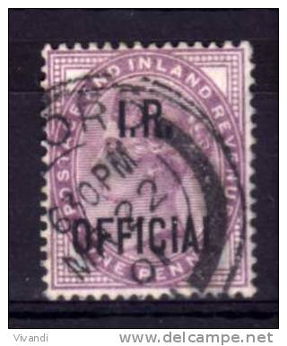 Great Britain - 1882 - 1d IR Official - Used - Dienstzegels