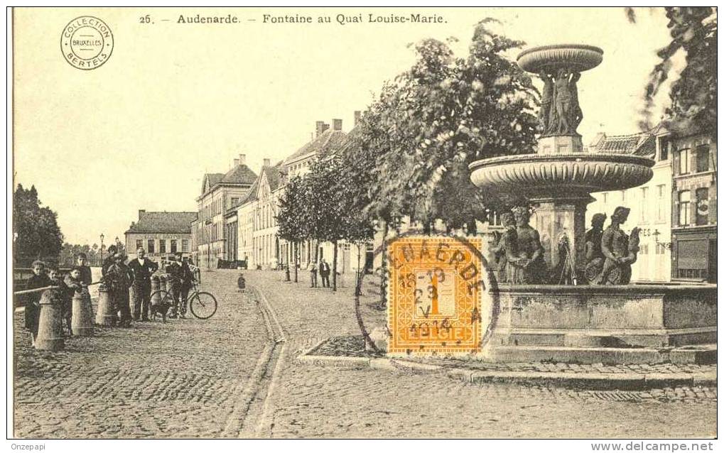 OUDENAARDE - Audenaerde - Fontaine Au Quai Louise-Marie - Oudenaarde