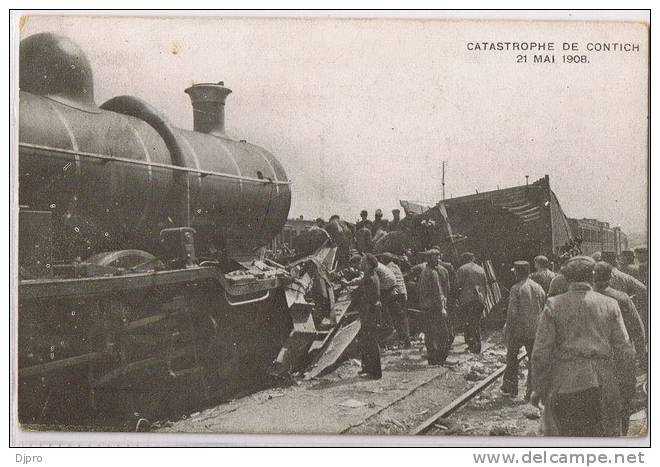 Kontich Catastrophe De Contich 21 Mai 1908 Spoorwegramp - Kontich
