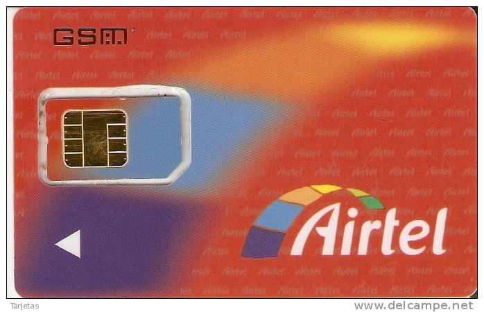 TARJETA GSM DE AIRTEL CON CHIP PEGADO CON CELO - Airtel