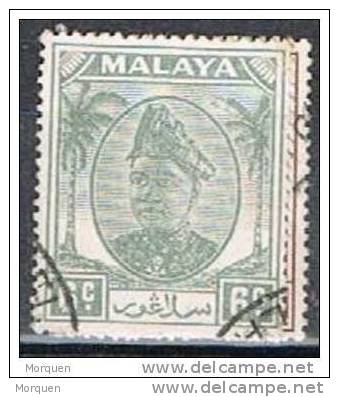 2 Sellos Federacion Malaya. SELANGOR Num 51, 56 - Malasia (1964-...)