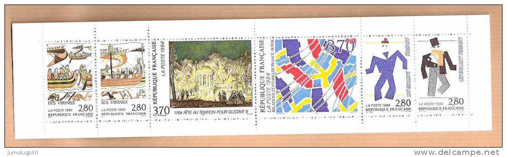 Carnet Y&T N° BC2872** Non Plié. "Relations Culturelles France-Suède". Cote  DALLAY 28.00 € - Conmemorativos