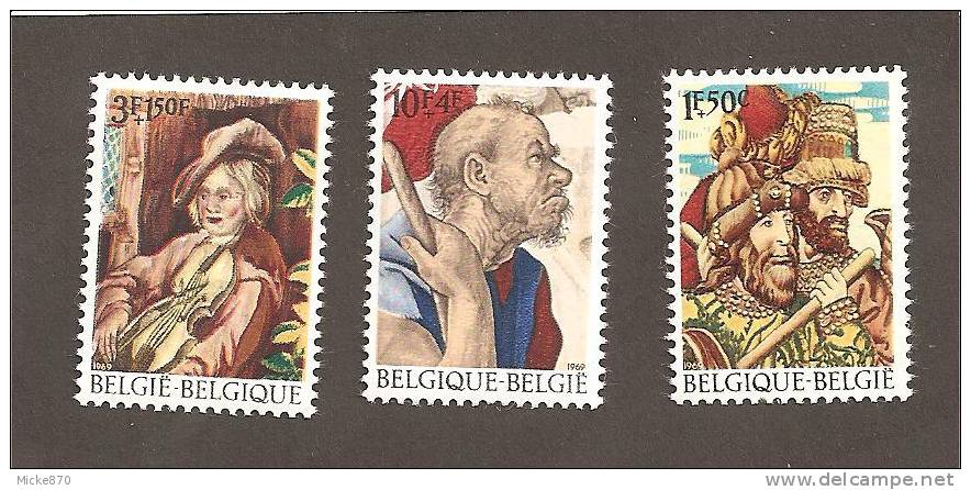 Belgique N°1505 à 1507 Neuf** Art De La Tapisserie - Unused Stamps