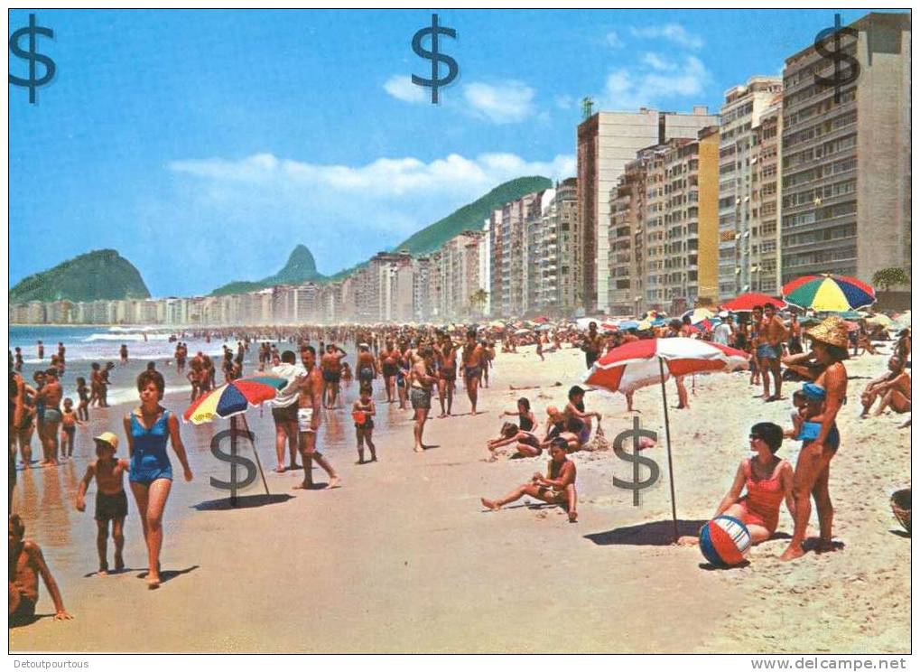 BRASIL Brésil : RIO DE JANEIRO  Praia De Copacabana Beach - Copacabana