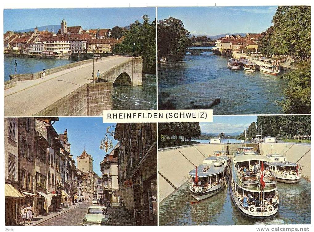 RHEINFELDEN    CAR  AUTO  SCHIFF BOAT - Rheinfelden