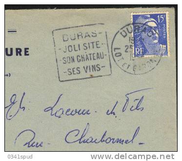 1954  France  47 Duras Daguin  Vins Vino Raisin Vignoble Wine Grape Vineyard - Vins & Alcools