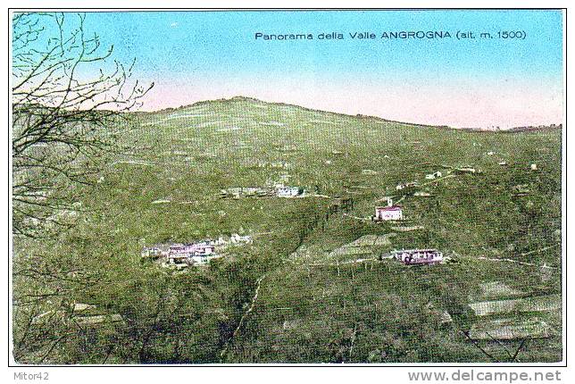 18-Panorama Della Valle Angrogna Alt.m.1500-Torino--Piemonte-Nuova. - Mehransichten, Panoramakarten