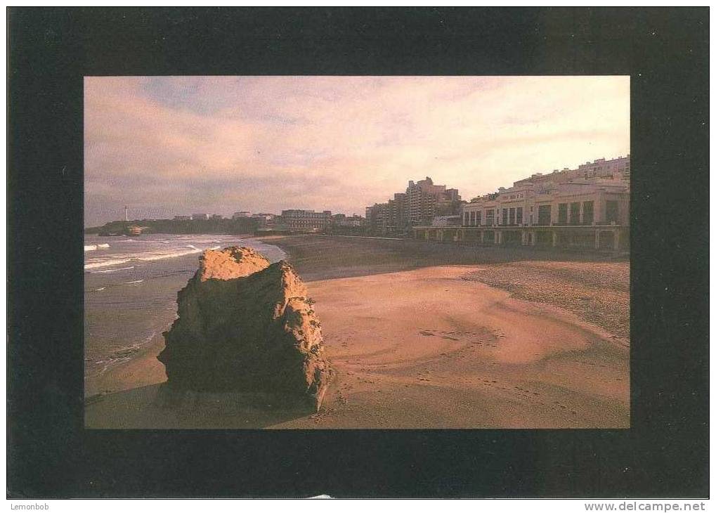 France - Biarritz - Grande Plage Et Pointe Saint-Martin Postcard [P1157] - Aquitaine