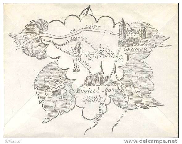 1966  France  79 Bouille Loretz  Vins Vino Raisin Vignoble Wine Grape Vineyard - Vins & Alcools