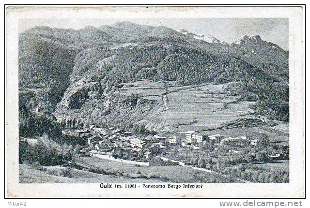 25-Oulx-Torino--Piemonte-Panorama Borgo Inferiore-V.1933 X Napoli. - Mehransichten, Panoramakarten