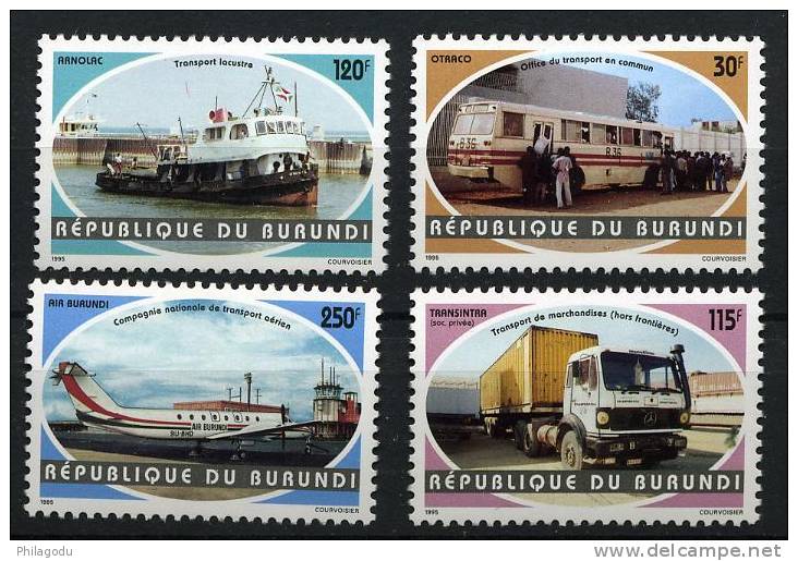 Burundi 1995, Transports, N° 1067 / 1170 Xx Sans Charnière - Trucks