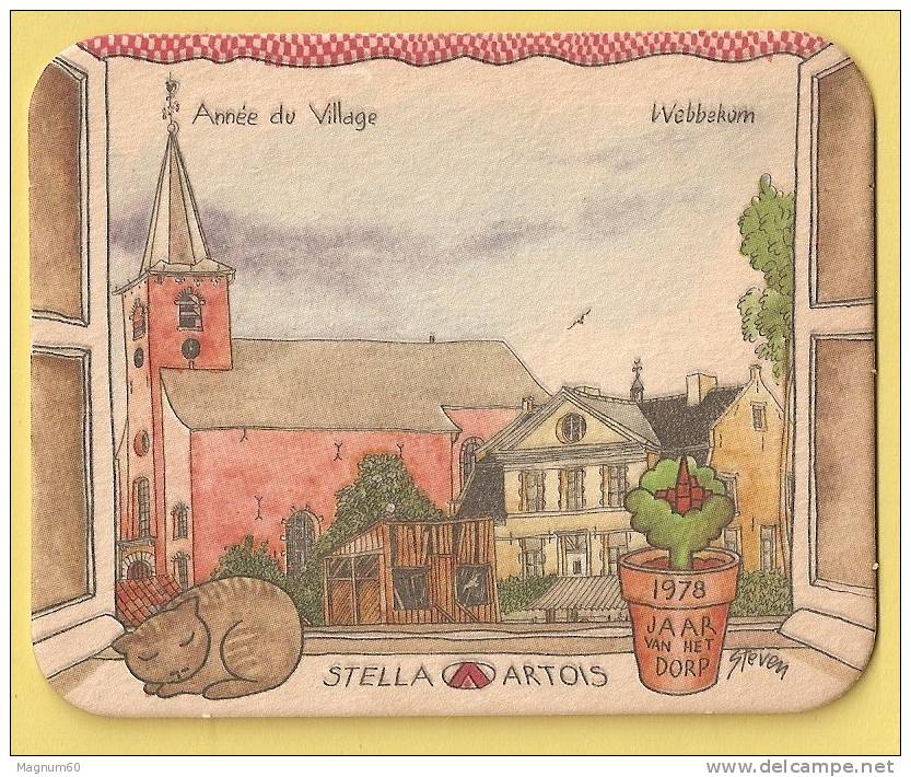 STELLA ARTOIS   Année Du Village1978 - Sous-bocks