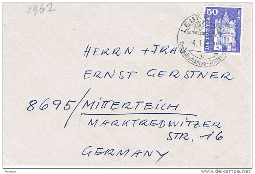 Carta, LEUKERBAD 1963  (Suiza ), Cover, Lettre, Letter - Other & Unclassified