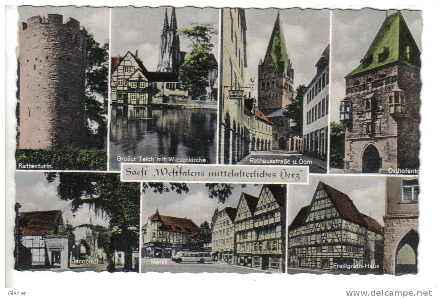 SOEST - Westfalens Mittelalterliches Herz - Mehrzichtskarte - Soest