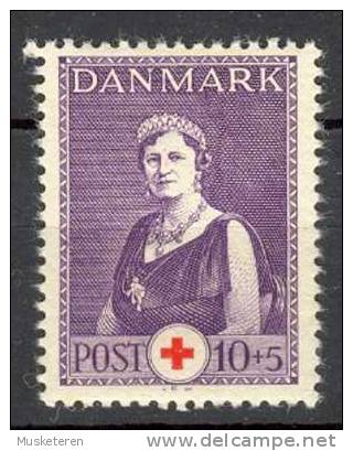 Denmark 1939 Mi. 251 Königin Queen Alexandrine Red Cross Rotes Kreutz Croix Rouge MH* - Unused Stamps