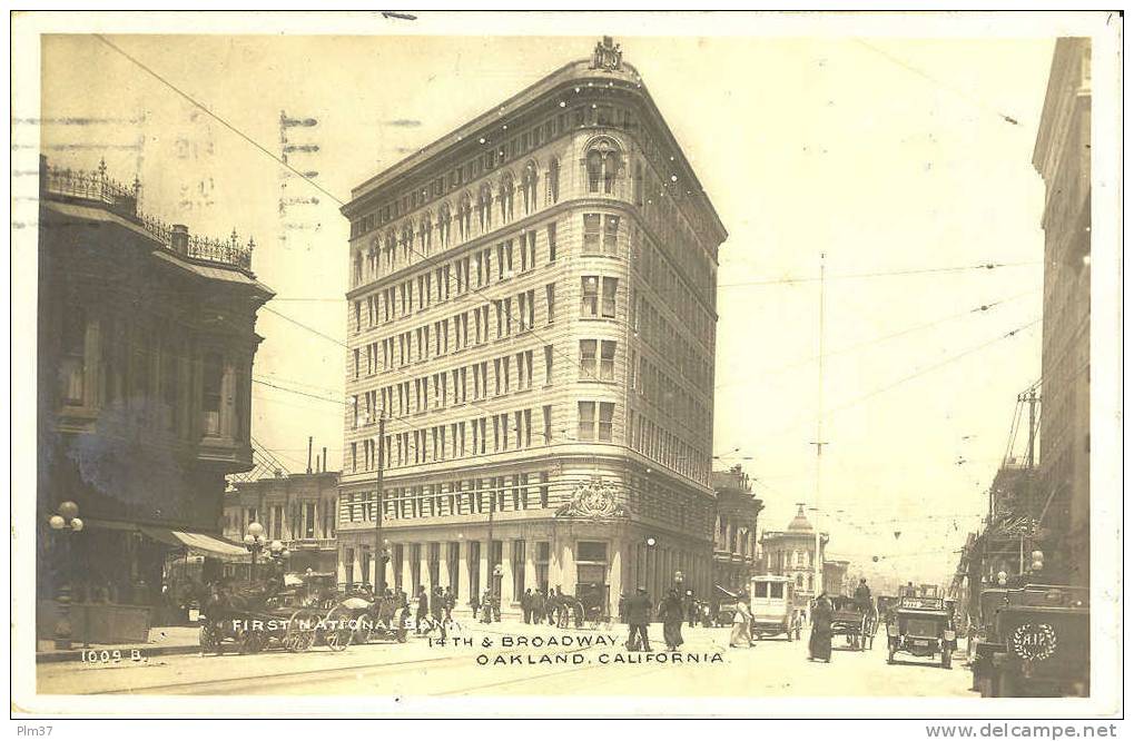 OAKLAND - First National Bank - Real Photo - Oakland