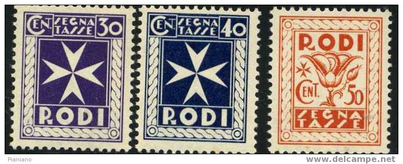 PIA - EGEO - 1934 - Sgnatasse - (Sas 1-9) - Egeo