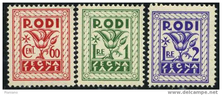 PIA - EGEO - 1934 - Sgnatasse - (Sas 1-9) - Ägäis