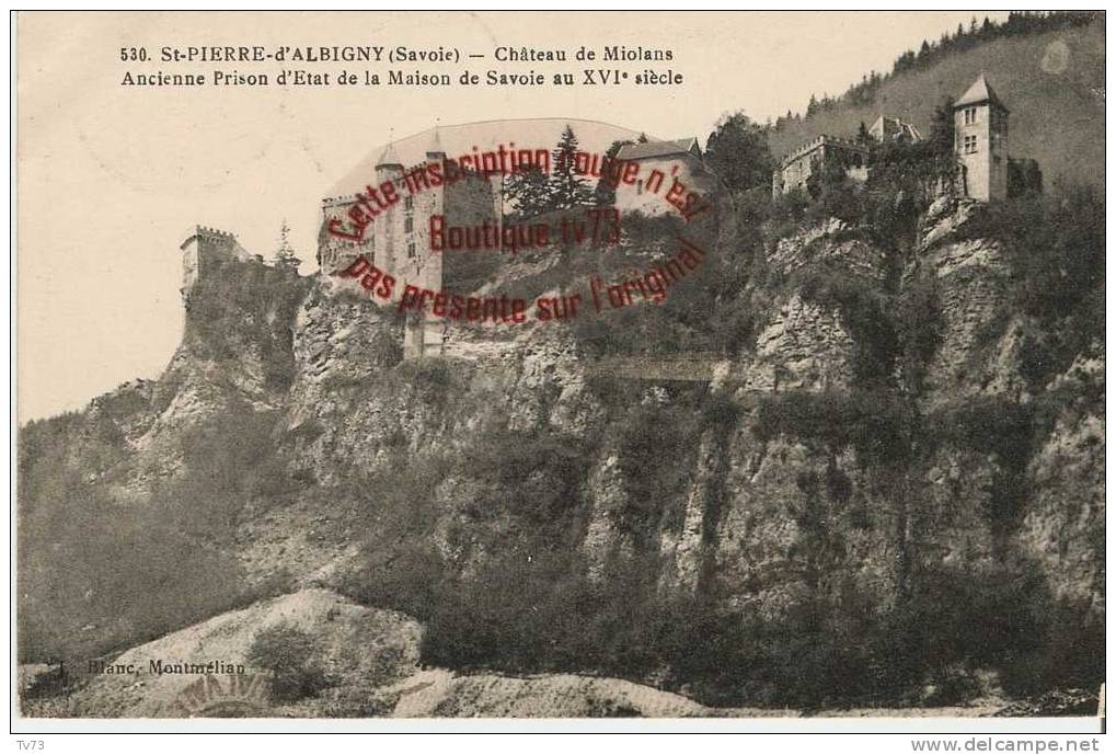 CpG0196 - SAINT PIERRE D´ALBIGNY - Chateau De Miolans - Ancienne Prison D'etat - L. Blanc, Montmélian - (73 - Savoie) - Saint Pierre D'Albigny