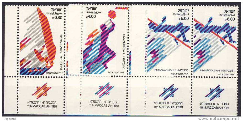 #Israel 1981. Sport. 2 Sets.  Michel 852-54. MNH(**) . - Altri & Non Classificati