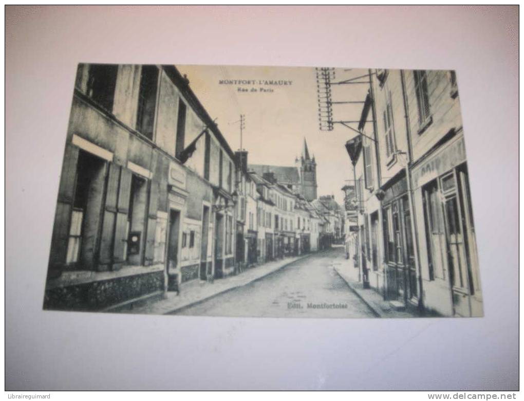 2 Bny - CPA - MONTFORT-L´AMAURY - Rue De Paris - [78] Yvelines - - Montfort L'Amaury