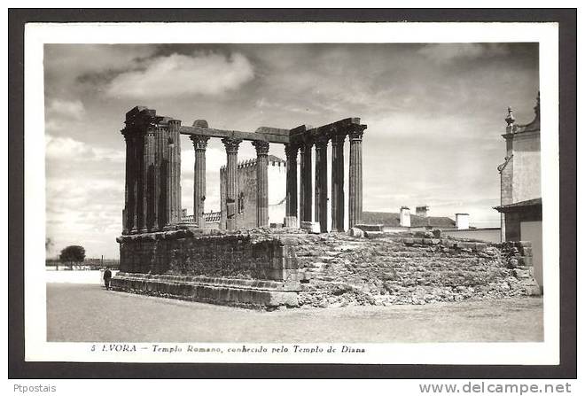 ÉVORA (Portugal) - Templo Romano, Conhecido Pelo Templo De Diana - Evora