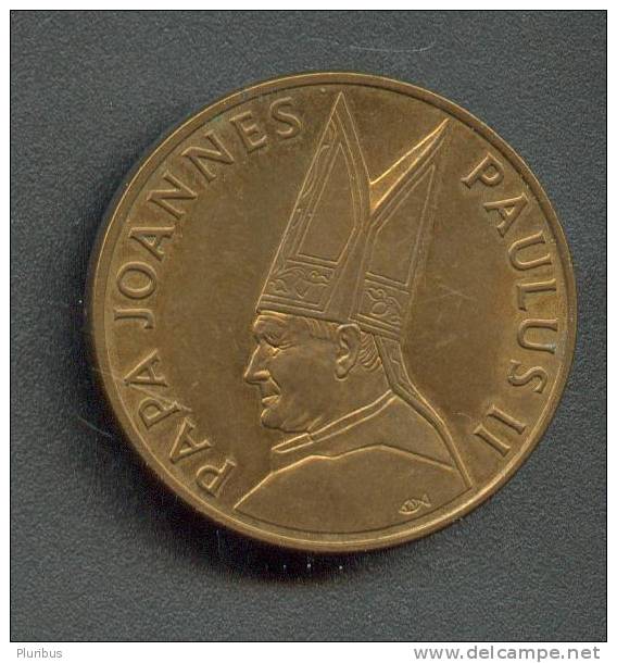 LATVIA Coin Medal  POPE JOHANNES PAULUS II , 1993 BANKA BALTIJA - Other & Unclassified