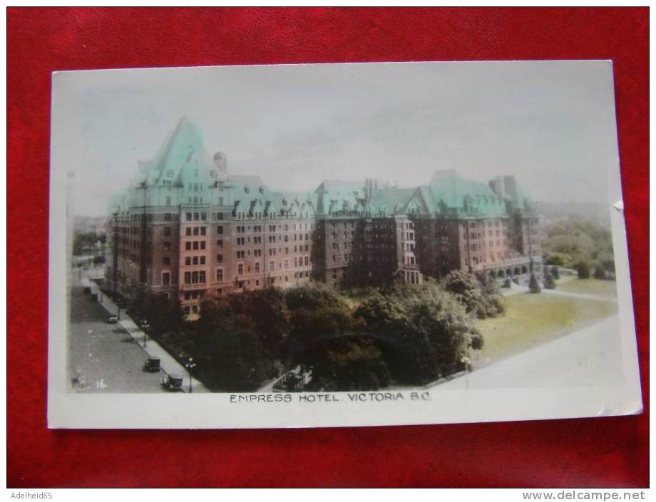 Real Photo PC Empress Hotel Victoria BC - Victoria