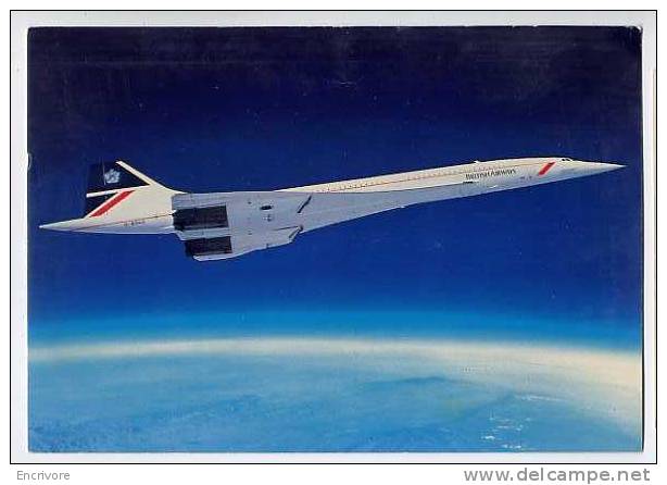 Cpm CONCORDE British Airways - 1946-....: Moderne