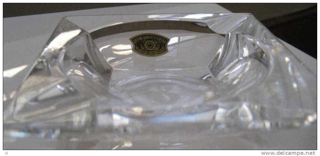 SABENA - CRYSTAL ASHTRAY - VAL St LAMBERT - BRAND NEW - Other & Unclassified