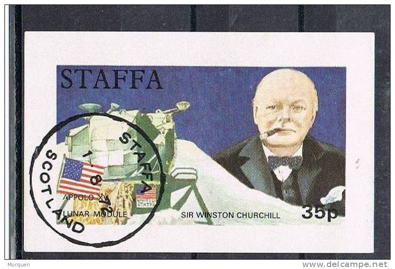 Staffa (scotland) 1972. Churchill Y Modulo Lunar - Local Issues