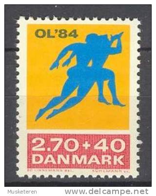 Denmark 1984 Mi. 801  2.70 Kr + 40 (Ø) Olympische Spiele Olympic Games Sarajevo & Los Angeles MNH - Unused Stamps