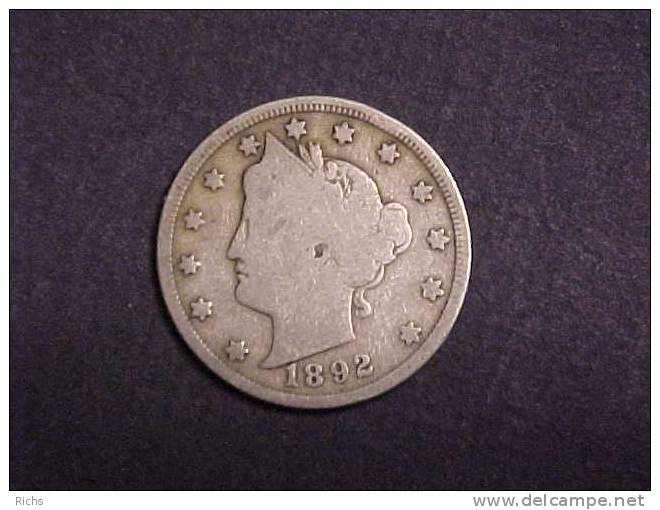 1892 Liberty Nickel - 1883-1913: Liberty