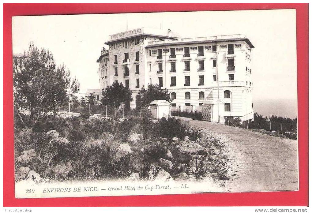 CPA 06 No 210 ENVIRONS DE NICE  GRAND HOTEL DU CAP FERRAT - L. L. LOUIS LEVY ALPES MARITIMES FRANCE - Saint-Jean-Cap-Ferrat