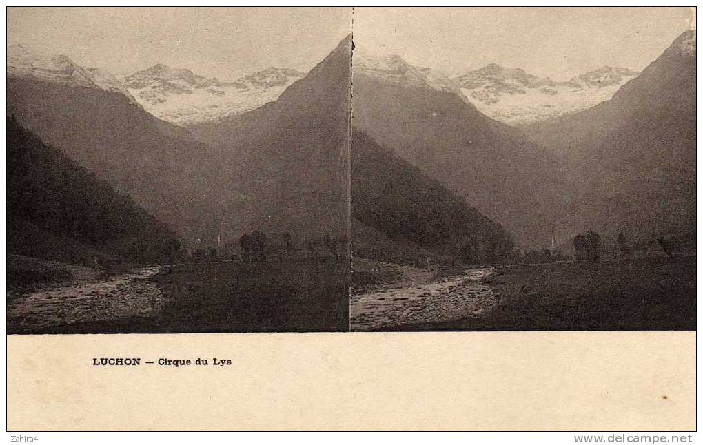 Luchon - Cirque DeLys - Stereoscope Cards