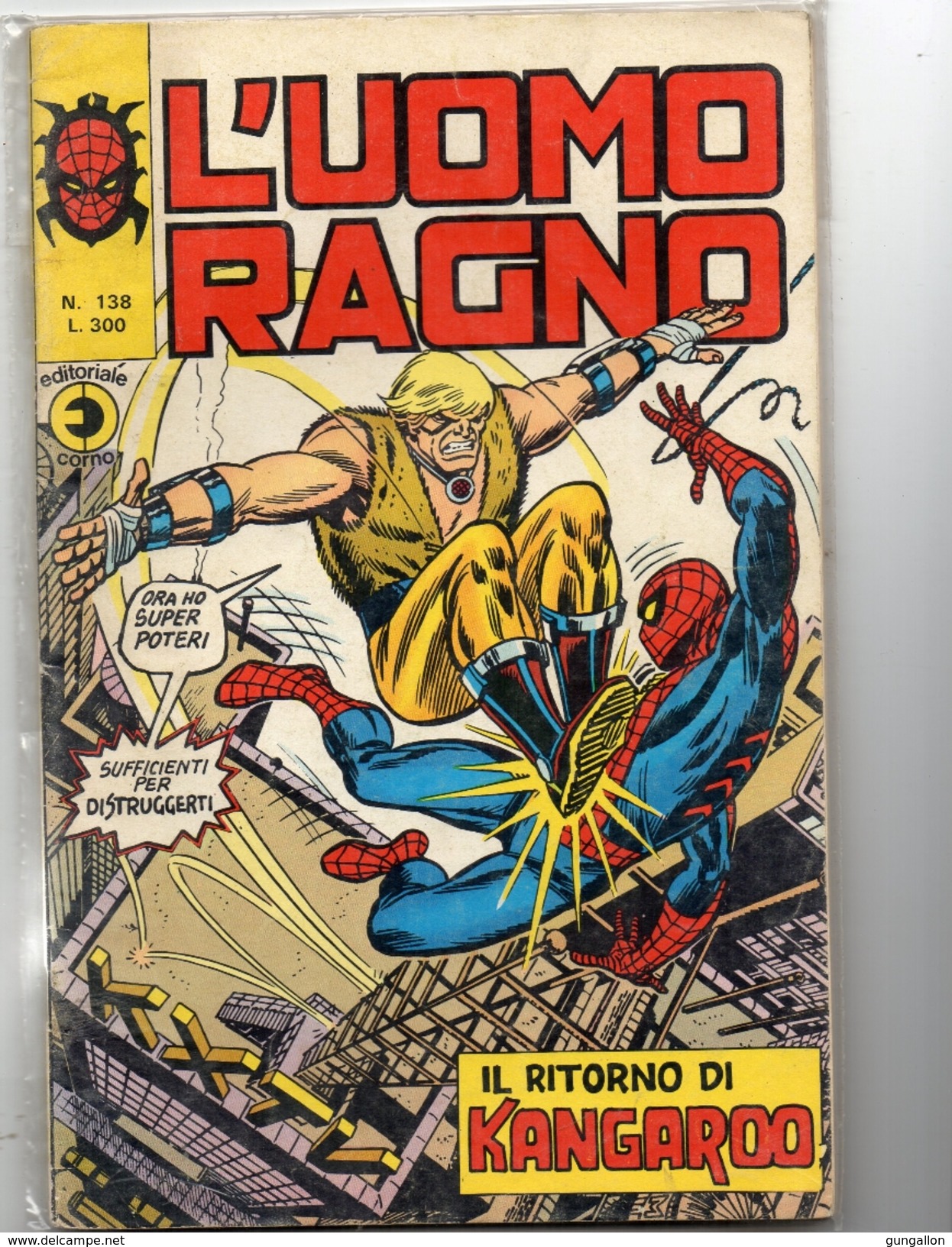Uomo Ragno(Corno 1975) N. 138 - Spider Man