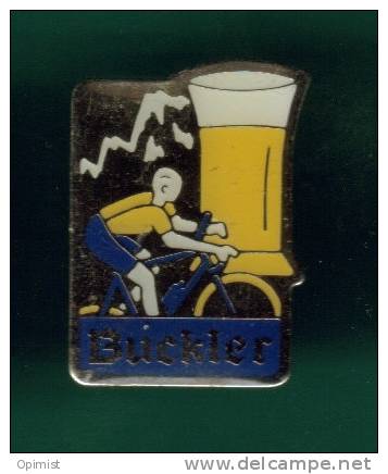 5577-Pin´s Cyclisme.ciclismo.radfahren.alcool.bière.buckler .cyclisme - Boissons