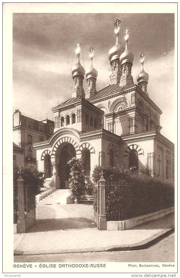 Suisse Geneve église Orthodoxe Russe - Genève