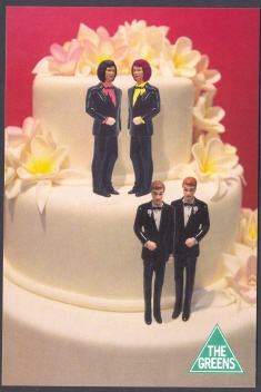 Gay & Lesbian/Same Sex Marriages - Doll Couples On Wedding Cake - Hochzeiten