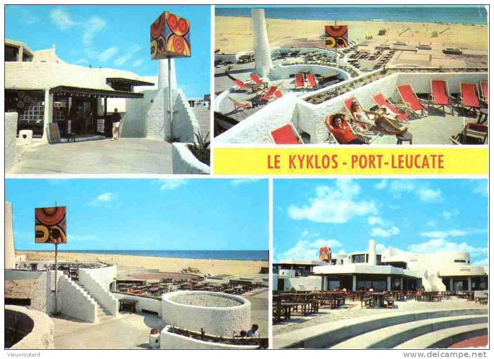 CPSM. PORT LEUCATE. SOUVENIR DU KYKLOS. - Leucate