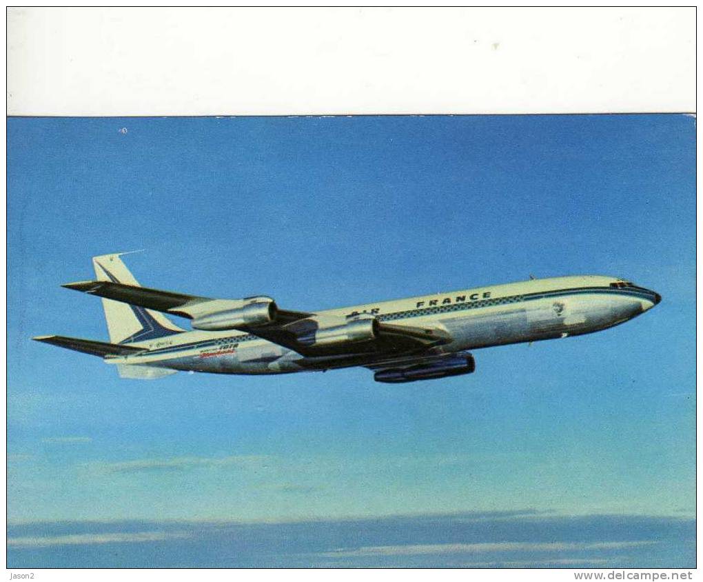 Cpm BOEING 707 B INTERCONTINENTAL Non Circulee - 1946-....: Moderne