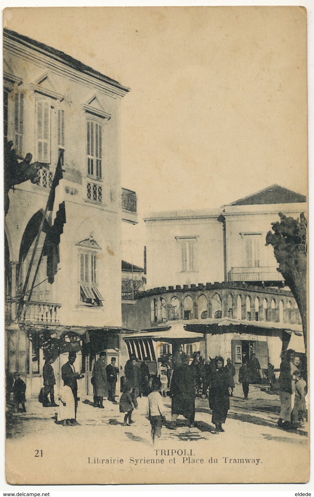 Tripoli Edit Joseph Zablith No 21 Librairie Syrienne (Maison  Editeur) Et Place Tramway Cheval - Liban