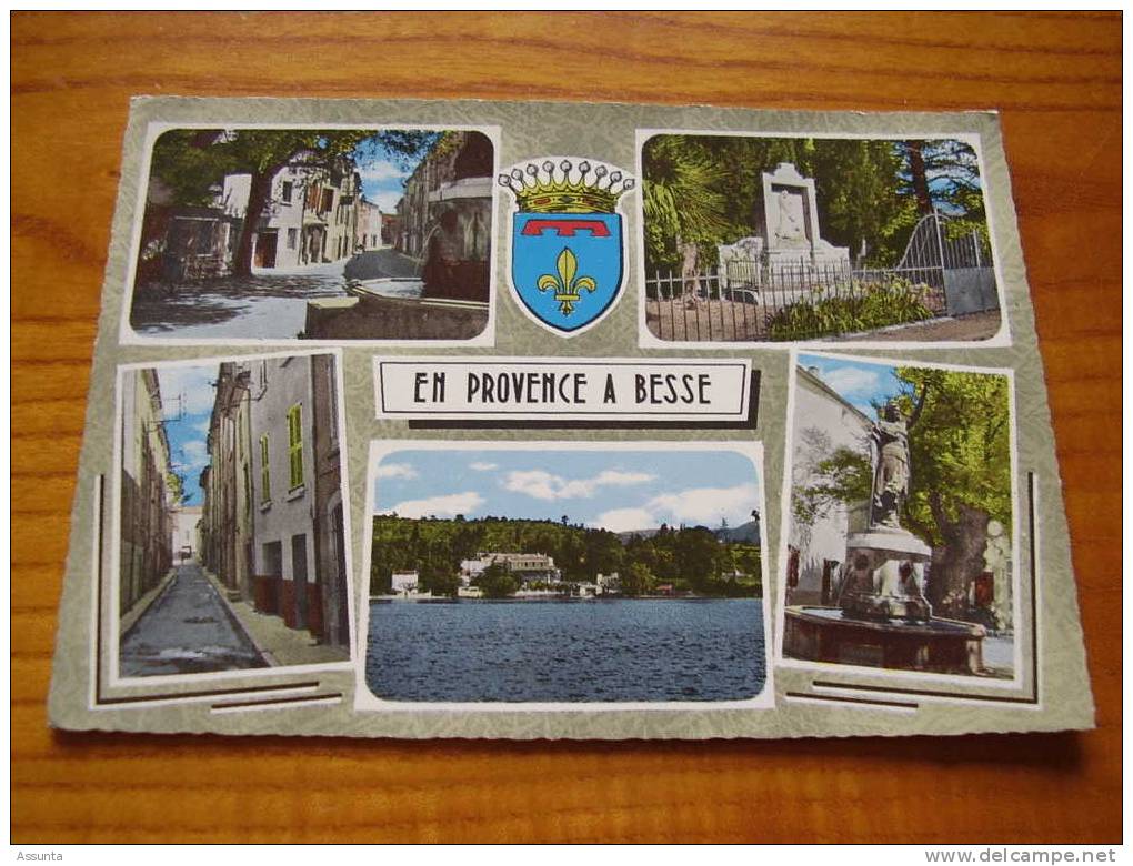 Vues Multiples Et Blason De Besse Sur Issole Dans Le Var . 1970 - Besse-sur-Issole