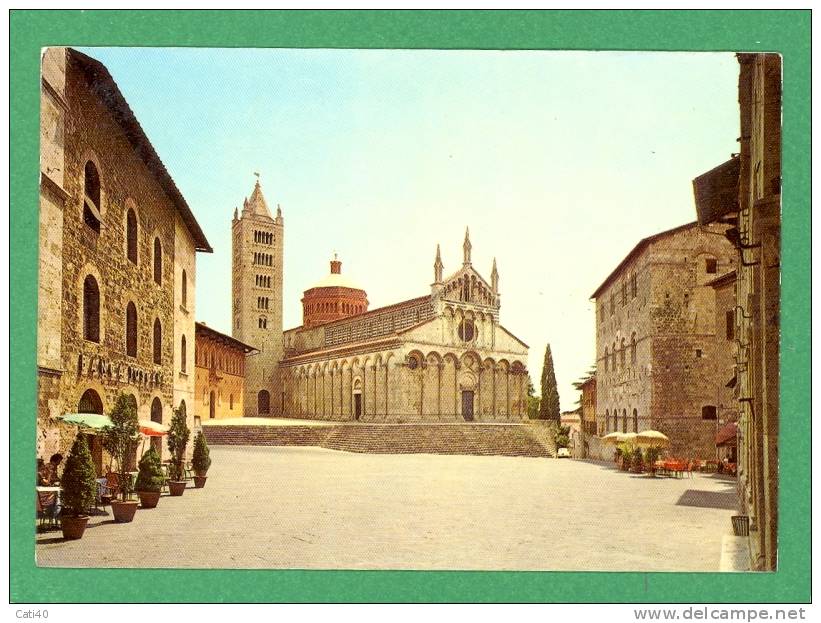 CARTOLINA-MASSA MARITTIMA-PIAZZA GARIBALDI - Grosseto