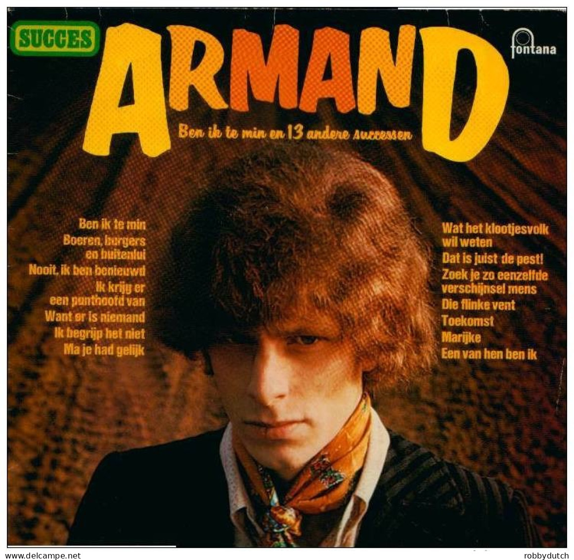 * LP *  ARMAND - BEN IK TE MIN En 13 Andere Successen - Sonstige - Niederländische Musik