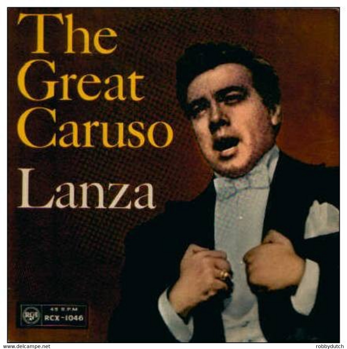 * 7" EP *  MARIO LANZA - THE GREAT CARUSO (U.K. 1959) - Opere