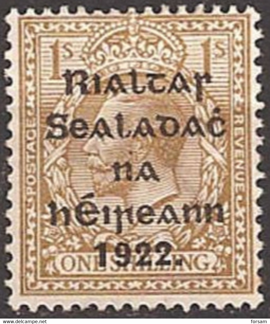 IRELAND..1922..Michel # 23 IV..MLH..MiCV - 50 Euro. - Ungebraucht