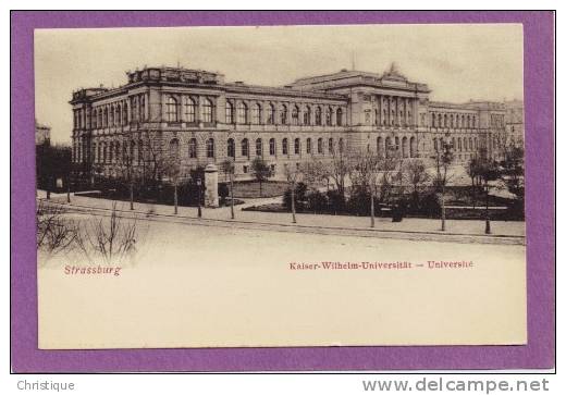 Kaiser-Wilhelm-Universitat, Universite, Strassburg.  1900s - Alsace