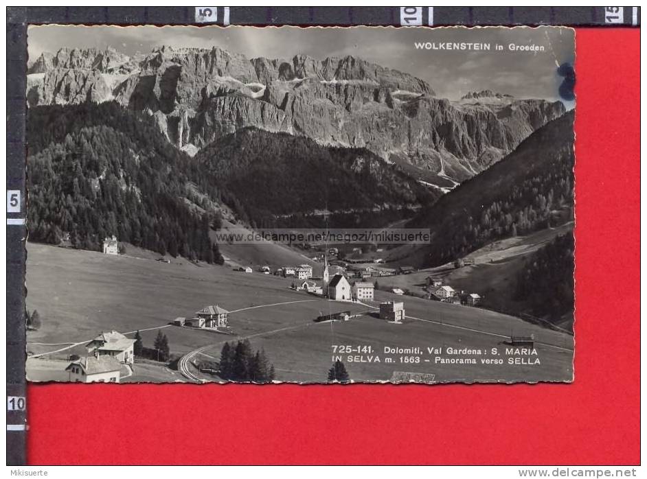 P593 VAL GARDENA S. MARIA IN SELVA WOLKENSTEIN BOLZANO VG FP - Bolzano