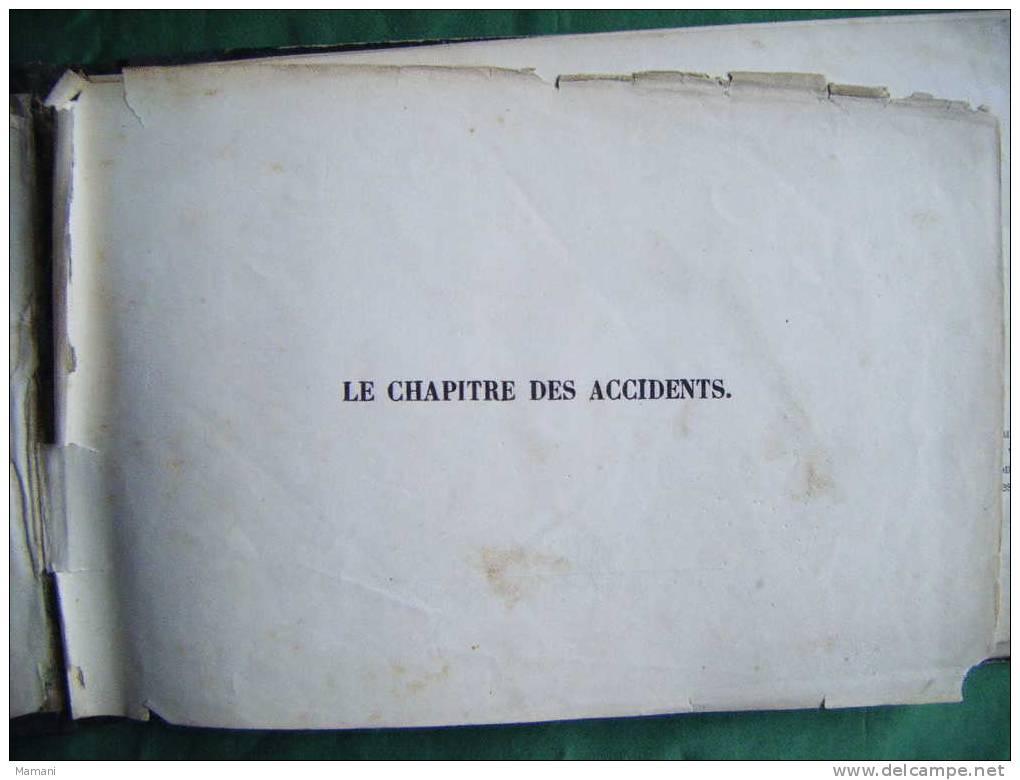 La Chapitre Des Accidents -a. Alhoy 1802-1856-manque 7 Chapitres- - 1801-1900